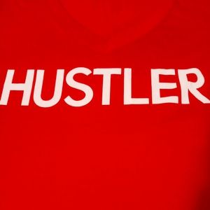 Authentic Hustler V neck T shirt